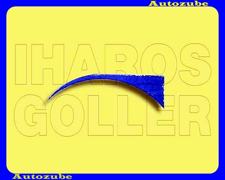 Első sárvédő javítóív jobb, 1980.-tól Első sárvédő javítóív jobb, 1980.-tól